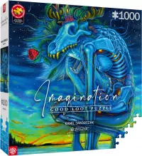 Ilustracja produktu Good Loot Imagination Puzzle: Kamil Jakóbczak Biały Wilk / White Wolf (1000 elementów)